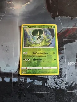 Calyrex 017/159 Crown Zenith Reverse Holo Rare Pokemon Card LP - Image 1