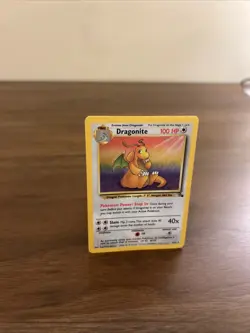 Pokemon TCG Dragonite 4/62 Unlimited Holo Rare Card, LP Fossil - Image 4