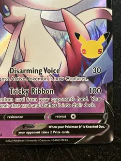 Pokemon TCG Dark Sylveon V SWSH134 Holo Black Star Promo Card NM - Image 5
