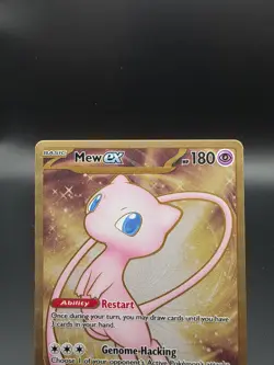 Pokemon TCG Mew EX Metal Gold NM 205/165 Scarlet & Violet 151 Promo Card - Image 5