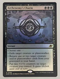 (Foil) Archenemy's Charm (88) Edge of Eternities Mtg NM - Image 1