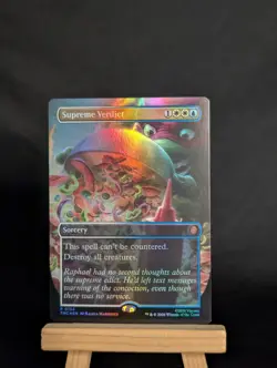 Supreme Verdict Borderless FOIL Commander: Teenage Mutant Ninja Turtles MTG - Image 1