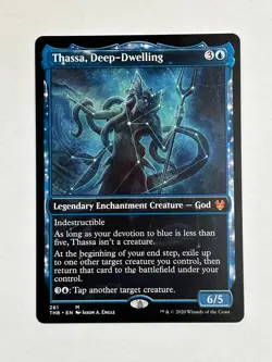 MTG Thassa, Deep-Dwelling Showcase THB 261 Nonfoil M Lightly Played - Image 1
