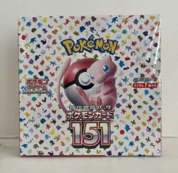 Pokemon TCG - S&V 151 SV2a Japanese Booster Box - FACTORY SEALED w/ SHRINK WRAP - Image 1