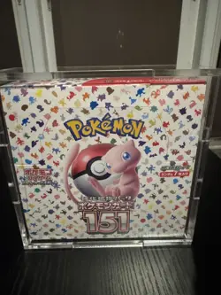 151 Japanese Booster Box SV2a Pokemon *US Seller* Factory Sealed w Acrylic Case - Image 1