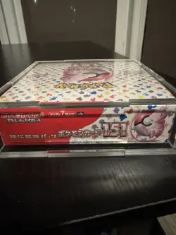 151 Japanese Booster Box SV2a Pokemon *US Seller* Factory Sealed w Acrylic Case - Image 4