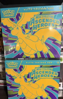 Pokemon Ascended Heroes ETB Elite Trainer Box FACTORY SEALED SHIPS NOW IN HAND - Image 1
