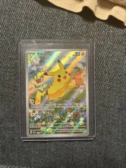 Pokemon TCG Scarlet & Violet Black Star Promo Card Pikachu 088 - Image 1