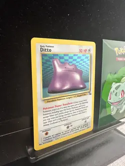 Pokemon Card Ditto Fossil Set #3/62 Holo 1999 081💎NM ++💎 - Image 4