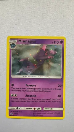 Mismagius SM222 Promo SM Black Star Promos Pokemon Near Mint - Image 1