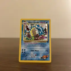Pokemon TCG Misty's Gyarados Holo Rare Gym Challenge 13/132 Unlimited NM - Image 1
