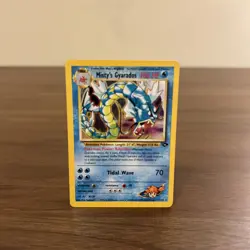 Pokemon TCG Misty's Gyarados Holo Rare Gym Challenge 13/132 Unlimited NM - Image 2