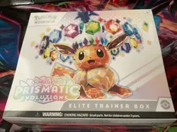 Pokemon TCG: S&V Prismatic Evolutions Factory Sealed Elite Trainer Box - Image 1