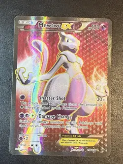 ✰ MEWTWO EX 158/162 ULTRA RARE BREAKTHROUGH POKEMON ✰ MP - Image 1