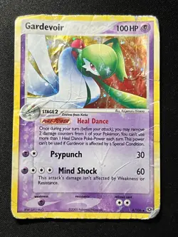 Gardevoir 4/106 Emerald Holo Rare Damaged 2005 Pokemon TCG - Image 1
