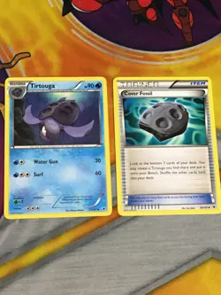 D928 POKEMON TCG NOBLE VICTORIES COVER FOSSIL 90 TIRTOUGA 25 LP - Image 1