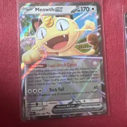 Meowth ex 62/88 Double Rare Pokemon Perfect Order ME03 NM - Image 1