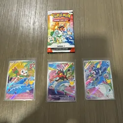 Pokemon 2026 First Partner Illustration Collection Series 1 Promos Set 43-45 - Image 1