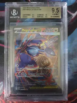 Mega Latias EX 181/132 SIR – BGS 9.5 GEM MINT – Pokemon Full Art - Image 1