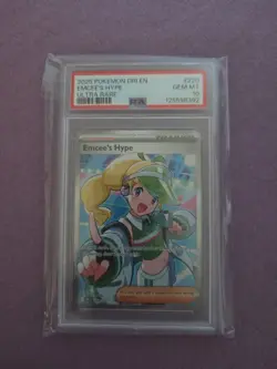 2025 POKEMON DRI EN-DESTINED RIVALS ULTRA RARE #220 EMCEE'S HYPE PSA 10 - Image 1