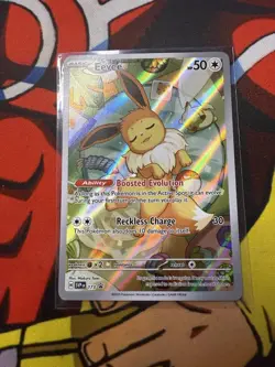 Pokemon TCG Eevee SVP Promo Scarlet & Violet 173 Sleepy Eevee Black Star NM/ LP - Image 1