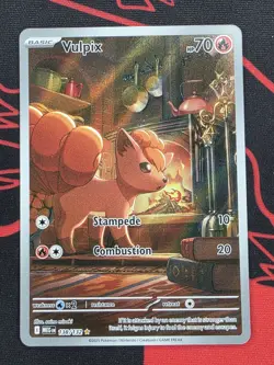 Vulpix #138/132 Pokemon TCG Mega Evolution Illustration Rare NM - Image 1