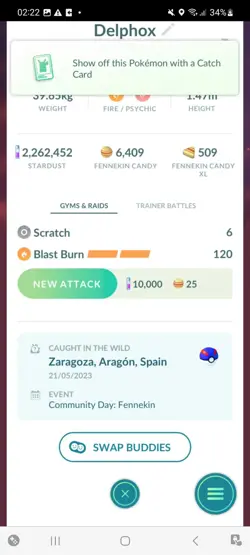 Pokemon Go Shiny Delphox ( Max CP ) - Image 2