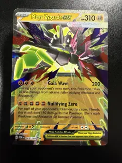 Pokemon 2026 Perfect Order Mega Zygarde EX#047/088 Double Rare NM - Image 1