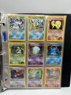 Pokemon 1990s/2000s TCG Foil Binder Lot - Image 2