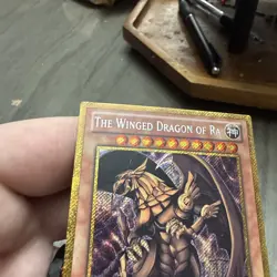 The Winged Dragon of Ra GOLD SECRET RARE Unlimited VLP PGLD-EN031 - Image 2