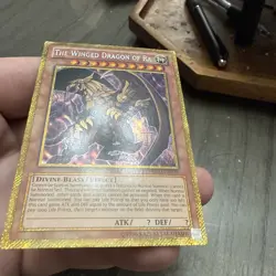 The Winged Dragon of Ra GOLD SECRET RARE Unlimited VLP PGLD-EN031 - Image 3