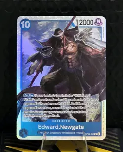 Edward Newgate op08-043 SR Holo One Piece CCG TCG Card - Image 1