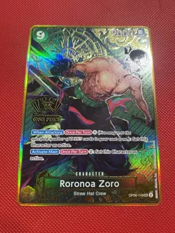 Roronoa Zoro One Piece Card TCG Japanese 2nd Anniversary Set OP06-118 English - Image 3