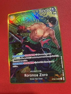 Roronoa Zoro One Piece Card TCG Japanese 2nd Anniversary Set OP06-118 English - Image 5