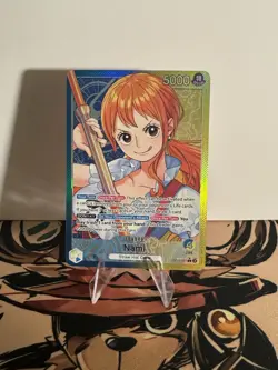 Nami - OP11-041 - Alt Art Leader - A Fist of Divine Speed - One Piece - English - Image 1