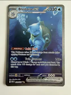 Blastoise ex (200/165) S&V 151 Special Illustration Rare Pokemon Card NM - Image 1