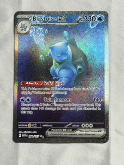 Blastoise ex 200/165 SIR Special Illustration Rare Pokemon 2023 151 NM English - Image 1