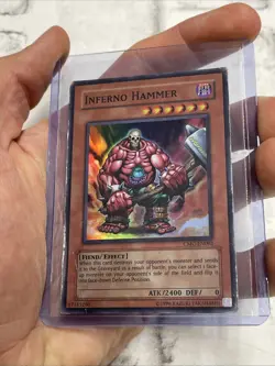 Inferno Hammer (Capsule Monster Coliseum) CMC-EN002 Yu-Gi-Oh! Card MP/LP - Image 1