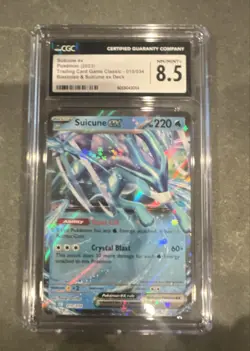 Suicune ex 010/034 Trading Card Game Classic Holo BO - Image 1