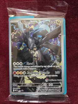 Pokemon Center N's Zekrom 031 Black Star Promo Card I PC STAMPED I Sealed - Image 1