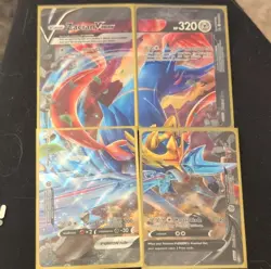Pokemon TCG Lot 4 Cards Zacian V-UNION Sword & Shield English - Image 1