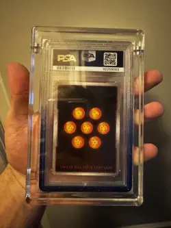 2020 DBS Card Game Son Goku & Vegeta, Apex of Power -secret Rare PSA 10 - Image 3