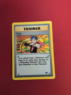 Pokemon Gym Challenge | #106/132 | Koga | Trainer Card | Non Holo | NM - Image 1