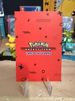 Pokemon Team Rocket Card Database - Pikachu Lucario Poncho - Rainbow Foil - Image 4