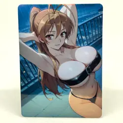 Highschool of the Dead Rei Miyamoto Goddess Anime Waifu ACG Foil Card - Image 1