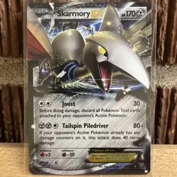 Skarmory EX - 80/146 - Pokemon XY Base Set Ultra Rare Card - Image 2