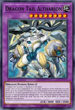 Dracotail Arthalion Yu-Gi-Oh! JUSH-EN006 1st Collector's Rare PREORDER 31/07 - Image 1
