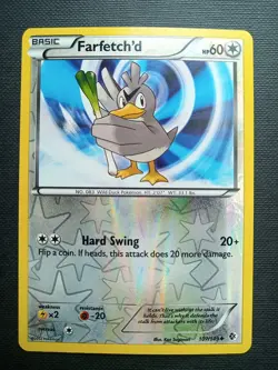 Pokemon Card Farfetch'd Reverse Holo 107/149 Boundaries Crossed Near Mint - Image 1