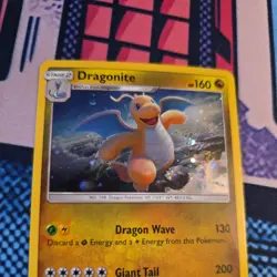 Dragonite 96/149 Sun and Moon Holo Pokemon Card TCG - Image 4