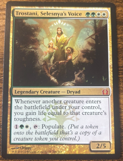 Magic the Gathering MTG- Trostani, Selesnya's Voice- NM- 206/274- RtoR - Image 3